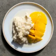 Mango stick rice