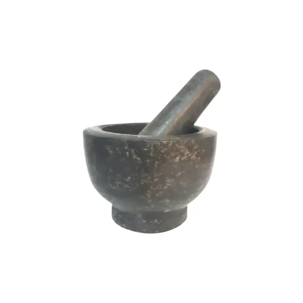 Vijzel van ⌀14,5cm met stamper van natuursteen