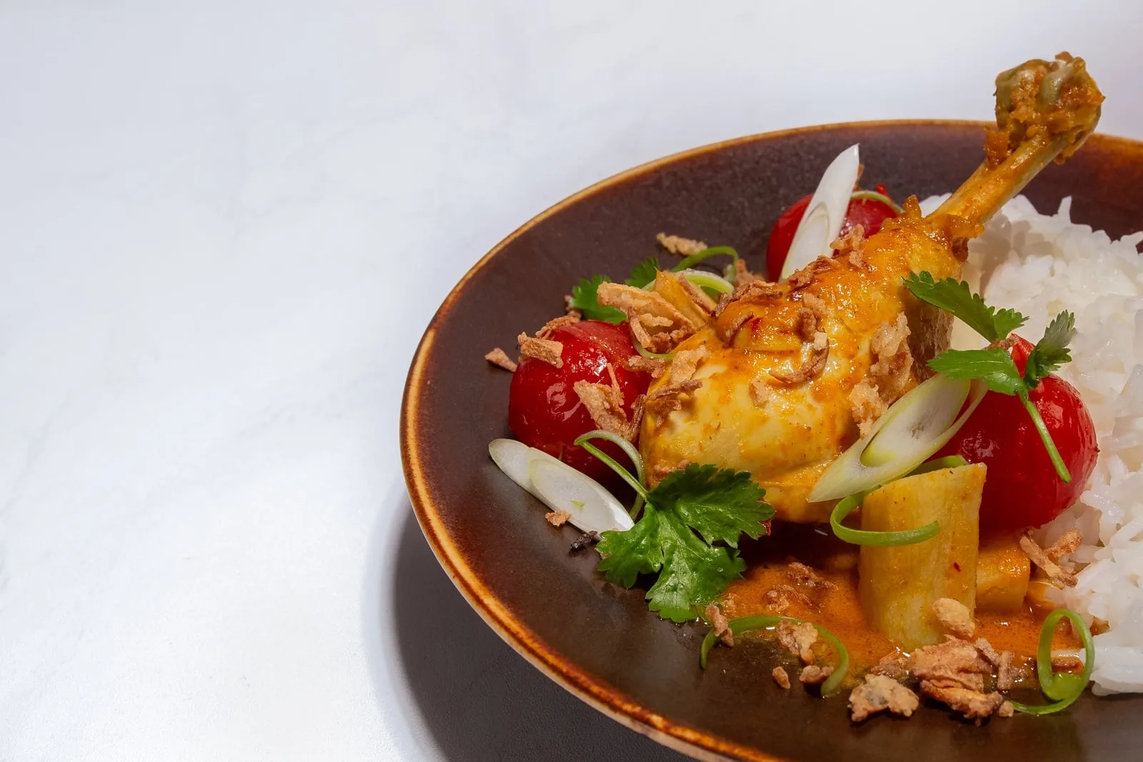 Thaise gele curry met kip en zoete aardappel